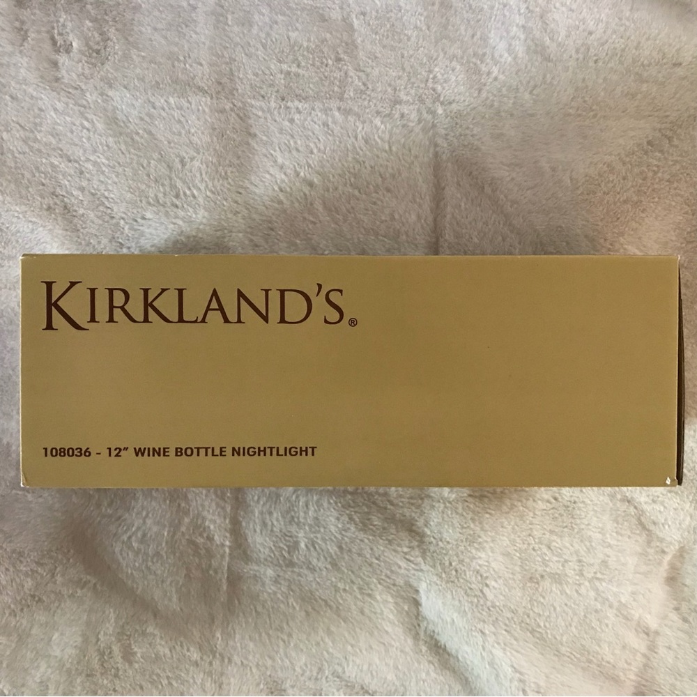 Kirklands Home 12” Wine Bottle Nightlight - Picture 2 of 4